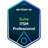 ServiceNow Zertifizierung: Suite Certification – ITSM Professional · 2023